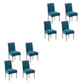thumbnail image 2 of Inteprter 2 paquetes/lote de fundas ajustadas para sillas de comedor-textura de gama alta para bodas, elástica lavable a máquina Type9 NO9, 2 of 6