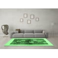 thumbnail image 3 of Ahgly Company Indoor Square Abstract Emerald Green Contemporary Area Rugs, 3' Square, 3 of 4