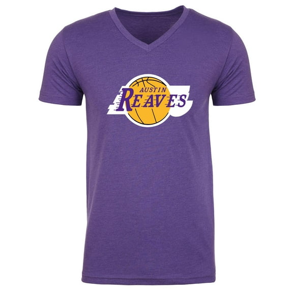 MENS V NECK Austin Reaves Lakers Logo Dunk Shirt T-Shirt
