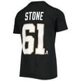 thumbnail image 3 of Youth Mark Stone Black Vegas Golden Knights Player Name & Number T-Shirt, 3 of 3