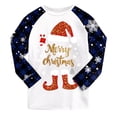 thumbnail image 5 of GCETTIC Boys/Girls Christmas Pajamas Holiday Pjs Kids Santa Long Sleeve Sleepwear Mint Size 4-5 Years, 5 of 6