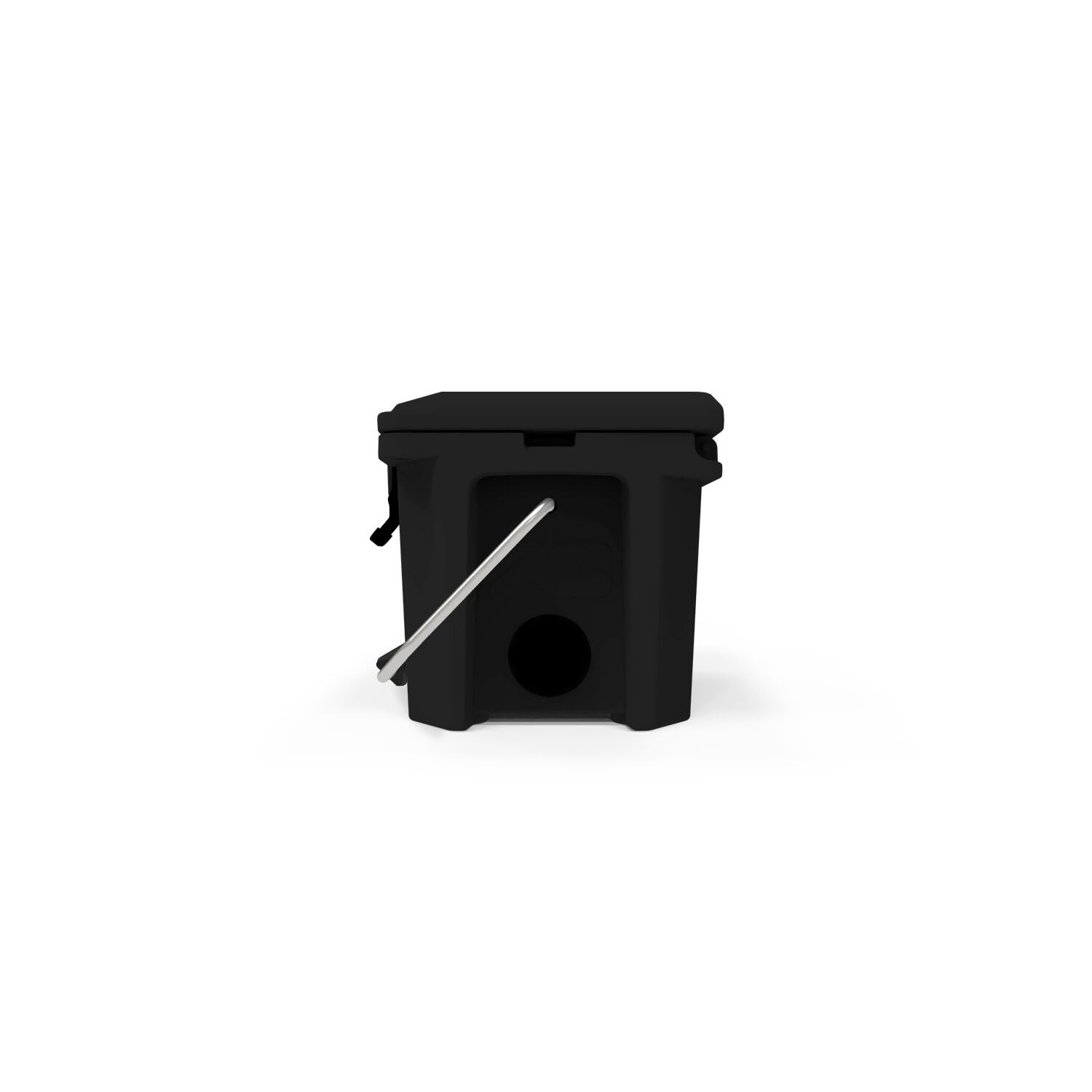 Grizzly 20 Cooler, 20 qt Ice Chest Durable Rotomolded Insulated, Made in USA, Warranty for Life, for Beach Boat Camping Fishing Hunting, G20, Blackout