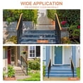 thumbnail image 6 of Matte Black Outdoor 3 Level Iron Handrail, Suitable for Gardens, Residential Buildings, Commercial Office Buildings, Hotels, 6 of 13
