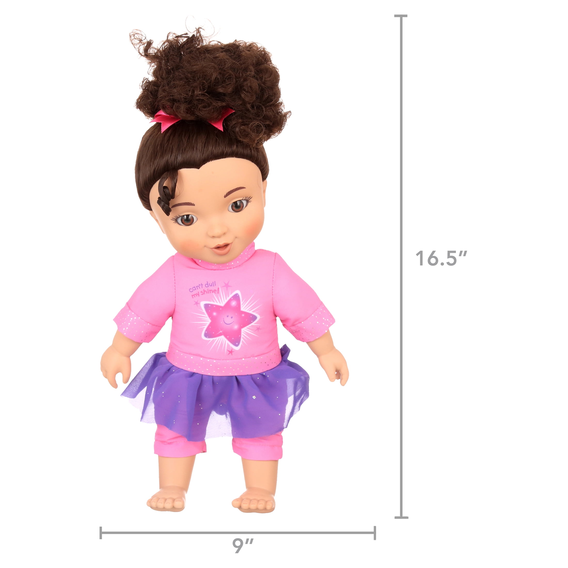 Positively Perfect, 14.5 inch Soft Body Toddler, Multi-Cultural and Ethnic Dolls, Mariana