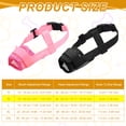 thumbnail image 2 of Uxcell Dog Muzzle, Soft Mesh Muzzle Adjustable Anti Biting Chewing Breathable Drink Mouth Guard Cover (2Pcs, Black, Pink, M), for Small Medium Puppies/Grooming/Walking/Vet Visiting, 2 of 7