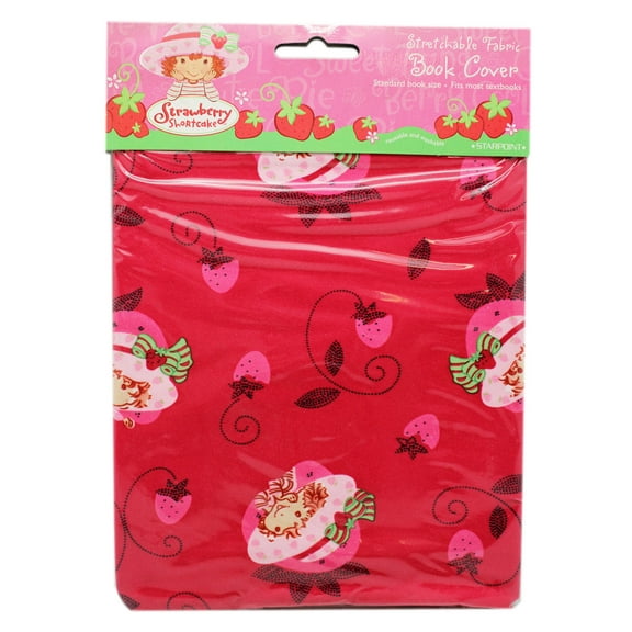 Starpoint Strawberry Shortcake Stretchable Fabric Book Cover, Multicolor