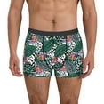 thumbnail image 4 of Wukai Tropical Leaves Print Men’s Underwear Breathable Boxer Briefs,&nbsp;Moisture Wicking & Breathable-X-Large, 4 of 7