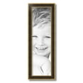 thumbnail image 2 of ArtToFrames 7" x 24" Black Panel With Gold Lip Picture Frame, 7x24 inch Multi Wood Poster Frame (WOM-5092),  Pack, 2 of 7