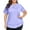 Purple, variant on womens tops Women's Plus Size Workout Tops Short Sleeve Loose fit Shirts Athletic Gym Yoga Clothing spring tops for women