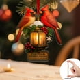 thumbnail image 6 of Christmas Tree Hanging Ornament With Bird And Lantern Design, Festive Commemorative Pendant, Suitable For Gifting And Home Decor To Celebrate The Holiday Season, 6 of 7