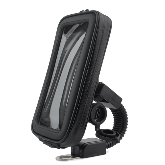 Motorbike Phone Bag 360 Degree Rotating Stand Motorcycle Rearview Phone Holder Waterproof Bag with USB Port