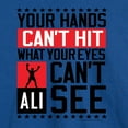 thumbnail image 3 of Muhammad Ali - Boxing Legend - Your Hands Can't Hit - Men's Long Sleeve T-Shirt, 3 of 5