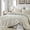 Beige-vintage embossed, variant on PANGUSHAN 100% Cotton King Quilt Set, Elegant Diamond Pattern Solid Color King Size Quilt Bedding Set Bedspreads, Reversible Quilted Lightweight Comforter, White Bed Spread for King Bed, 3pcs