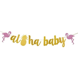 Aloha Baby Shower Welcome Sign – Chicfetti