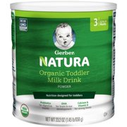 Gerber Natura Organic Infant Formula, Stage 3, 23.2 oz (Pack of 4)