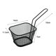 thumbnail image 3 of Fry Baskets Stainless Steel Chips Presentation Basket Strainer Taco with Handle, 3 of 11