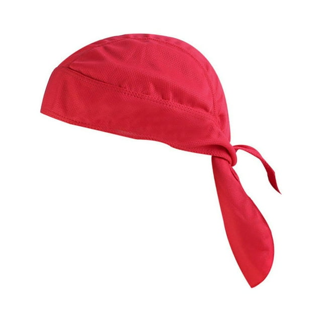 Chapeaux Bonnets Foulard Bandana Sec Unisexe Style Décontracté Bandana Protection Tête Nouée Hip Pop Couleur Unie Capuche Sports Extérieurs Cyclisme Randonnée rose Foncé