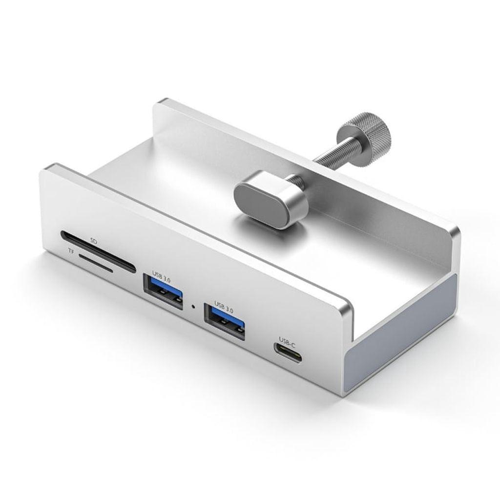 Zeiwohndc 4Ports USB3.0 HUBs USB Splitter Adapter with Power Supply Clip-type Multiple