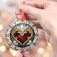 thumbnail image 4 of Regal Heart: Ornament Style Wall or Window Hanging, 2025, Holiday Decoration, Seasonal Keepsake Gift, Unique Collectible, Window Hanging, Home Decor 2025, Holiday Decoration,, 4 of 5
