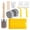 Combination 1, variant on Lynono Multipurpose 18 Pieces Paint Brush Roller Essential Painting Tools Supplies Set For Home Improvement And Hand Crafts