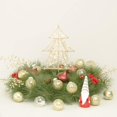 thumbnail image 6 of 60MM/2.36" Clear Christmas Ornaments Set, 25PCS Shatterproof Decorative Hanging Ball Ornament with Stuffed Delicate Decorations, Xmas Tree Balls for Holiday Party, 6 of 9