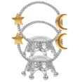 thumbnail image 4 of 2 Pcs Base de Boule de Cristal Design Couronne Présentoir de Boule de Cristal Support de Sphère, 4 of 7