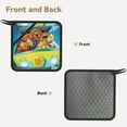 thumbnail image 2 of Saiise Scooby-Doo Print 2PCS Pot Holders for Kitchen - Cotton Oven Hot Pads Set with Non-Slip Silicone Grip and Pocket Heat Resistant Pans Handle Covers Potholders, 2 of 7
