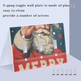 thumbnail image 4 of Dailycode Light Switch Plate Covers 2 Gang Wall Plate Plastics Outlet Covers for Kitchen Home Office Decor Classic Santa Claus and Stars, 4 of 8