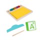 thumbnail image 5 of Bandeja de escritura de arena para escribir cartas y número Desarrolle habilidades motoras finas con tarjetas bloques de pluma para niños preescolar, 5 of 9