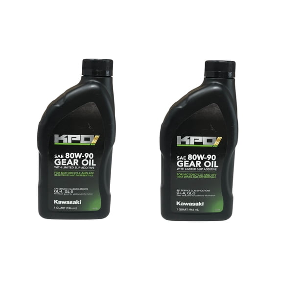 Kawasaki OEM KPO Gear Oil with Limited Slip Quart K6103G-103-01Q - 2 Pack