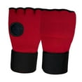 thumbnail image 4 of Almencla Gants de Boxe en Gel Demi-Doigt pour Exercice MMA Rouge Foncé, 4 of 8