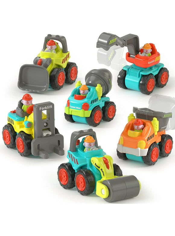 Adakot Baby Toys for 1 Year Old Boy Gifts - 6 PCs Toy Trucks Mini Car Toys for 2 Year Old Boy, Toddler Toys Age 1 2 3 Year Old Boy Toys, Toddler Boy Toys for 1+ Year Old Boy Baby Birthday