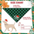 thumbnail image 5 of Christmas Dog Bandanas 2 Pack, Puppy Snowman Xmas Triangle Bibs Handkerchief, Reversible Holiday Dog Bandana for Boy and Girl, Premium Pet Scarf for Small Medium Large Dogs XL, 5 of 5