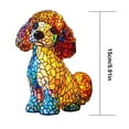 thumbnail image 2 of HBASD Poodle Lamp Stained Lamp, Dogs Tabletop Lights Dog Night Lights, 5.9" Resin Desktop Lamp for Home Office Living Room (Poodle), 2 of 7
