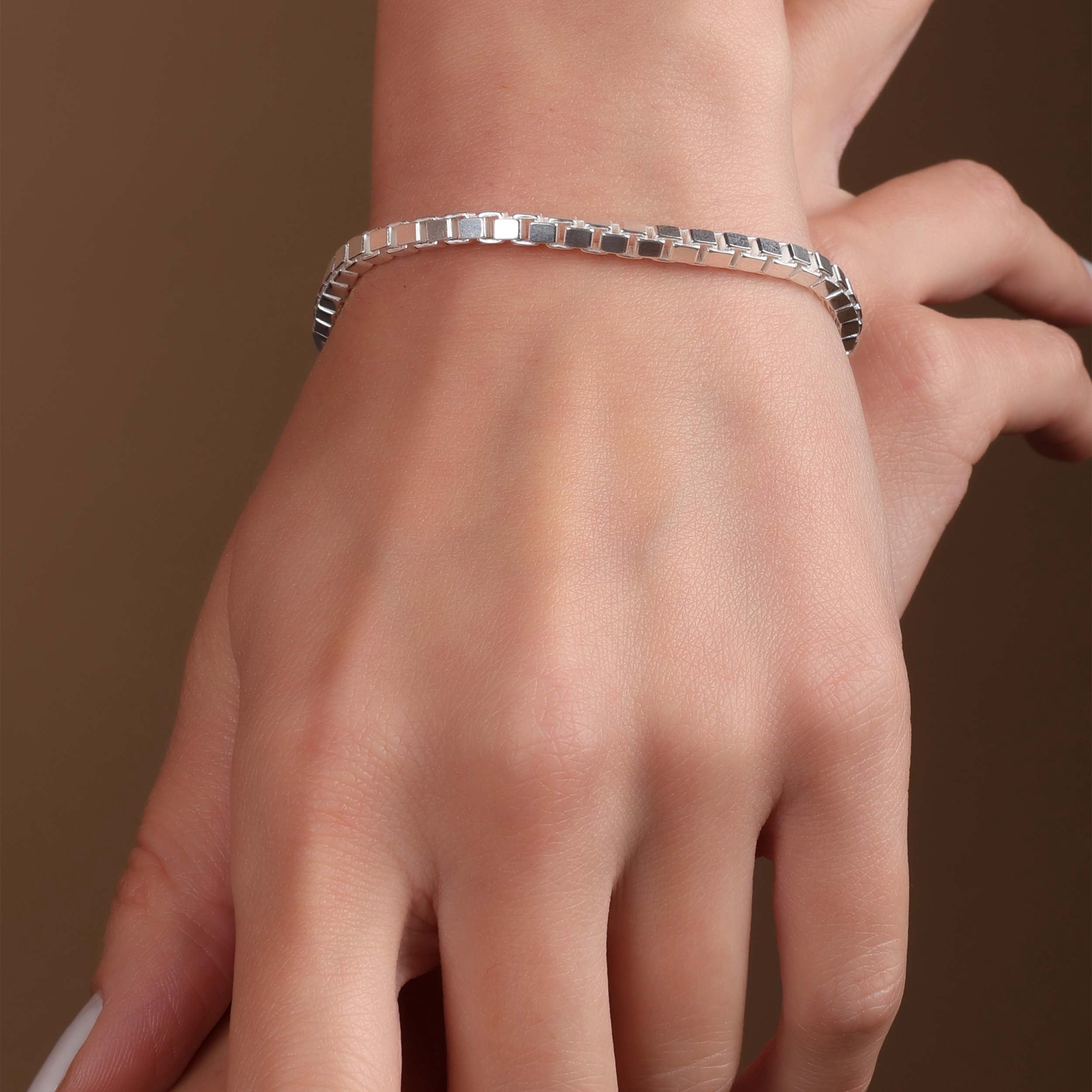 venetian box link bracelet