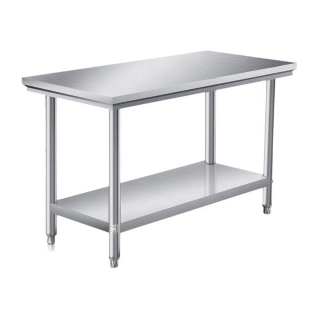 Mesa de acero inoxidable Soledad para preparación y trabajo 120cmx40cmx80cm