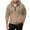 Khaki, variant on Men's Pullover and Zip Up Hooded Sweatshirt with Functional Pockets for Cold Weather Casual Sportswear Comfortable Outdoor Apparel Oversized Pullover Long Sleeve Crewneck Casual Tops