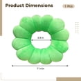 thumbnail image 4 of Stuffed Donut Pillow Sunflower Seat Cushion for Tailbone and Coccyx Pain, Hemorrhoids, Bed Sores, Pregnancy, Prostate, Surgery Recovery, Sitting Pressure Relief, for Home, Office and Car (Green), 4 of 5