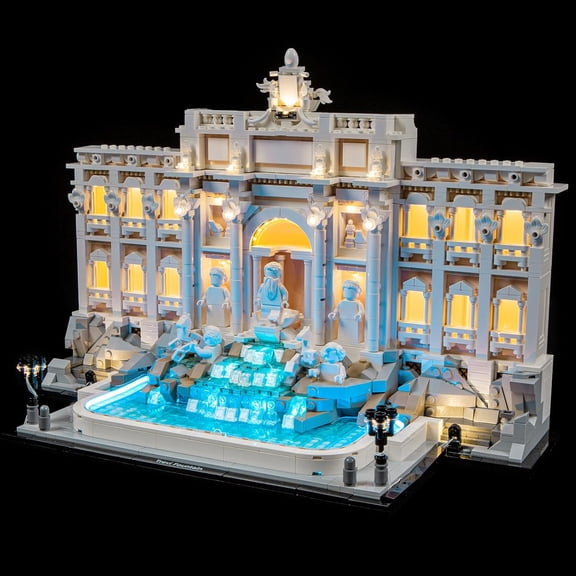 LED Light for 21062 Architecture Trevi Fountain Building Blocks Model (Building Set NOT Included)