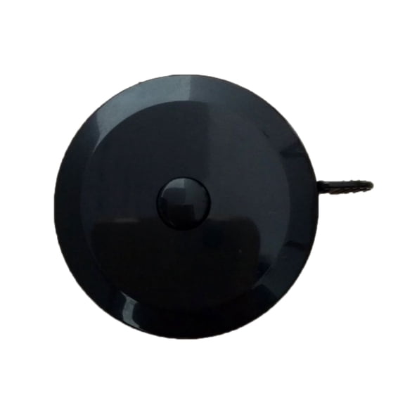 BESTOYARD 2Pcs Round Measure Tape Black Retractable for Accurate Body Waist and Garment Measuring