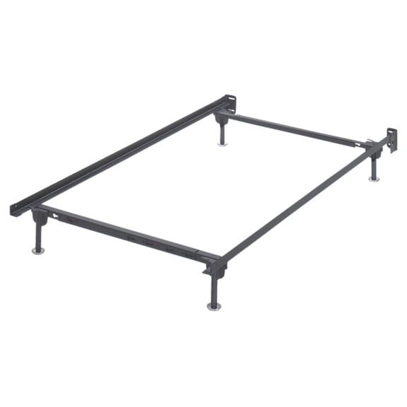 Bowery Hill Twin Metal Bed Frame in Black