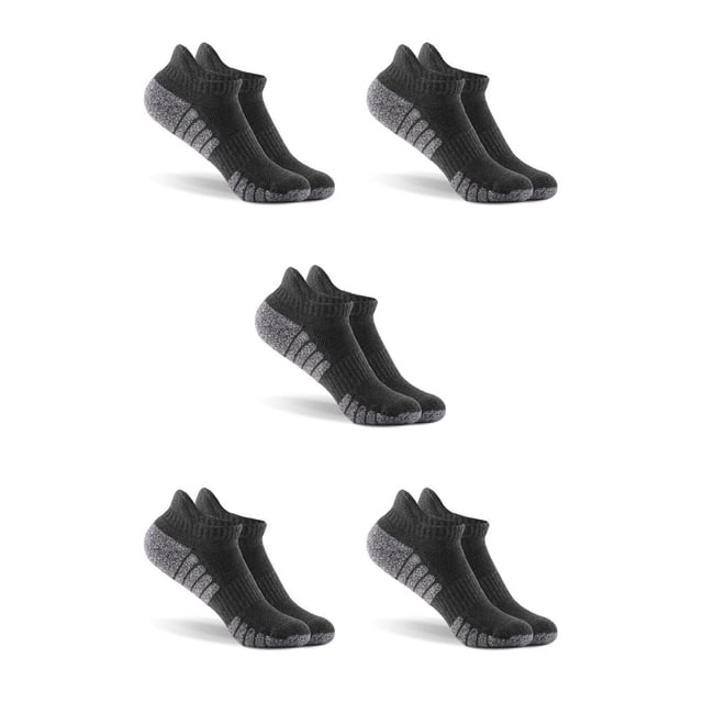Guardurnaity 1 par de calcetines tobilleros de algodón casuales deportes de invierno pie hogar gris oscuro L Gris oscuro L 5piezas Guardurnaity CBP220001