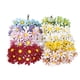 thumbnail image 5 of Paquete de 100 cabezas de flores artificiales de margaritas para bodas, fiestas y manualidades. Incluye broches para el cabello. Colores disponibles., 5 of 6