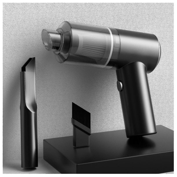 Aspiradora de mano inalámbrica para coche, aspiradora portátil potente de 6000pa con potencia recargable de 120w
