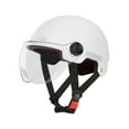 thumbnail image 3 of DYNWAVECA Helmet Half Face Helmet Comfortable to Wear Lightweight Summer Breathable Soft Skin Friendly Lining Riding Helmet White, 3 of 10