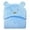 Blue, variant on Hooded Baby Towel - Softest Hooded Bath Towel With Bear Ears For Babie Natural Baby Towel