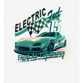 thumbnail image 2 of Car Fanatic Electric Fast Teal Sports Car White Adult Long Sleeve Hoodie-XXL, 2 of 3