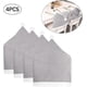 thumbnail image 2 of Pack of 4 Grey Santa Hat Dining Chair Seat Back Covers, 2 of 5