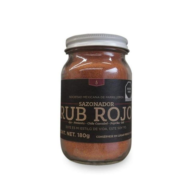 Sazonador Sociedad Mexicana de Parrilleros Rub Rojo 180 g
