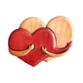 thumbnail image 3 of Adornos de corazón para San Valentín, nudos de amor, decoración de escritorio para San Valentín. corazones anteriores, 3 of 9